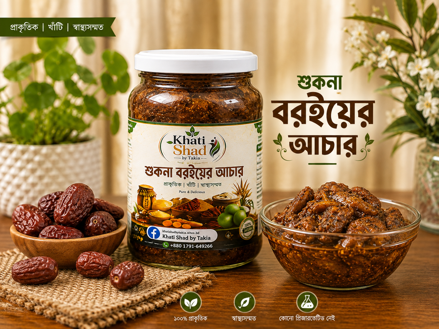 শুকনা বরইয়ের আচার